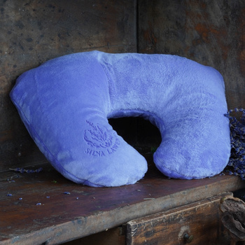 PODUSZKA PODRÓŻNA 2W1  LAWENDOWA