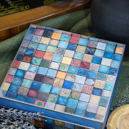 KWADRATOWA SKRZYNKA MOZAIKA 