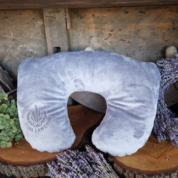 PODUSZKA PODRÓŻNA 2W1  SZARA