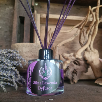 DYFUZOR ZAPACHOWY Z CZYSTYM OLEJKIEM LAWENDOWYM 